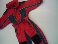 Tuta Sci 2-3 Anni Unisex Intera Rosso Blu - Tres Pass