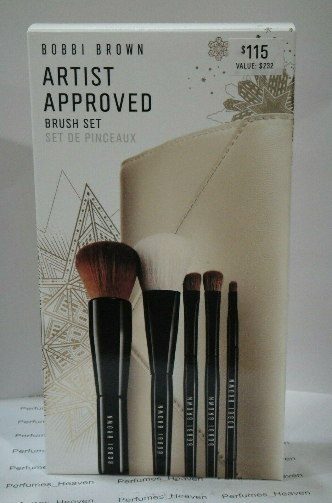 BOBBI BROWN ARTIST APPROVED SOFT FUR TRAVEL SIZE MAKEUP BRUSH 6 PCS SET