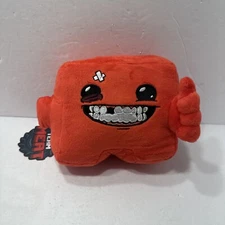 Super Meat Boy Forever Thumbs Up Plush Official Plushie Figure Statue (9" Wide)