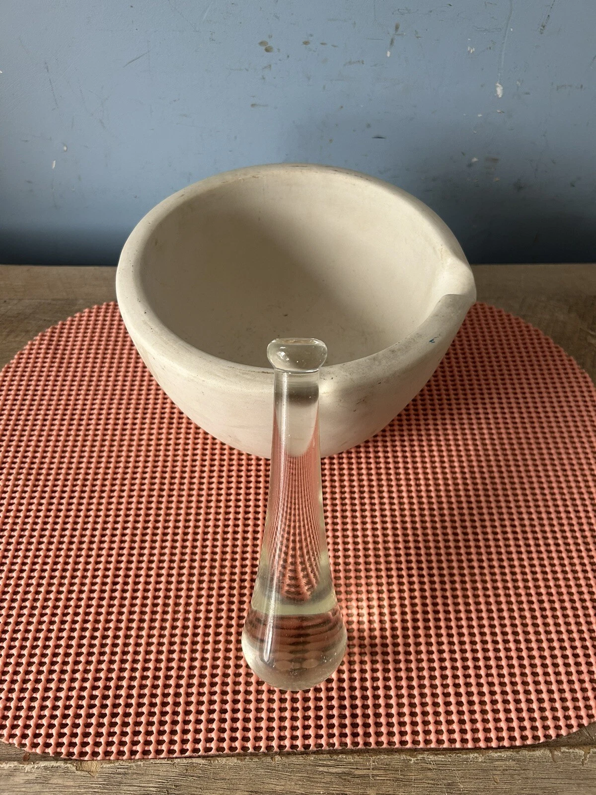 Vintage Trenton Authentic Pharmacy Large Pestle & Mortar ,1950s