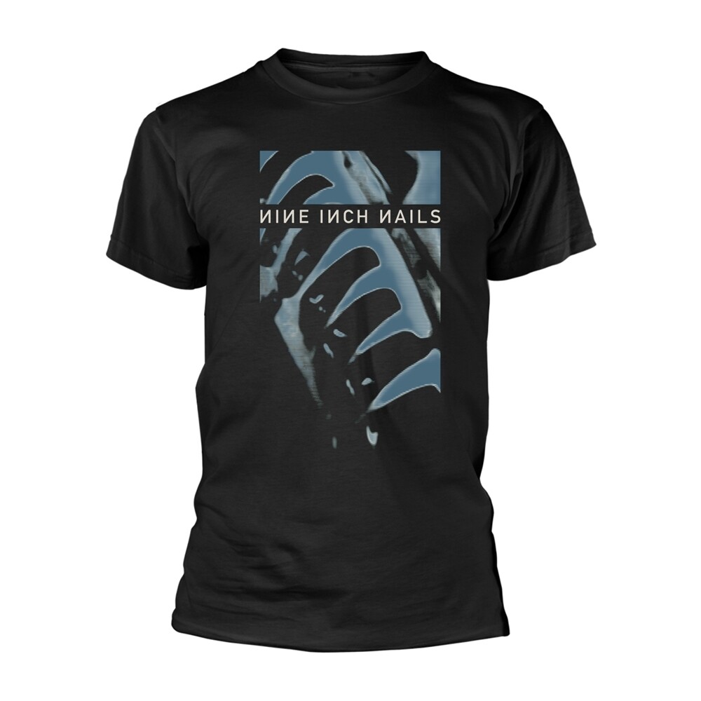 NINE INCH NAILS - PRETTY HATE MACHINE BLACK T-Shirt, Front & Back Print Medium