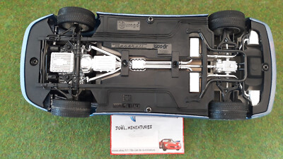 Maserati 3200 GT 1998 Bleu Métal 1/18 Burago - Miniature De Collection - Sans Boîte