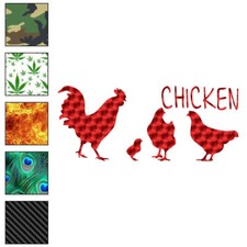 Chicken Rooster, Vinyl Decal Sticker, 40 Patterns 3 Sizes, 6433