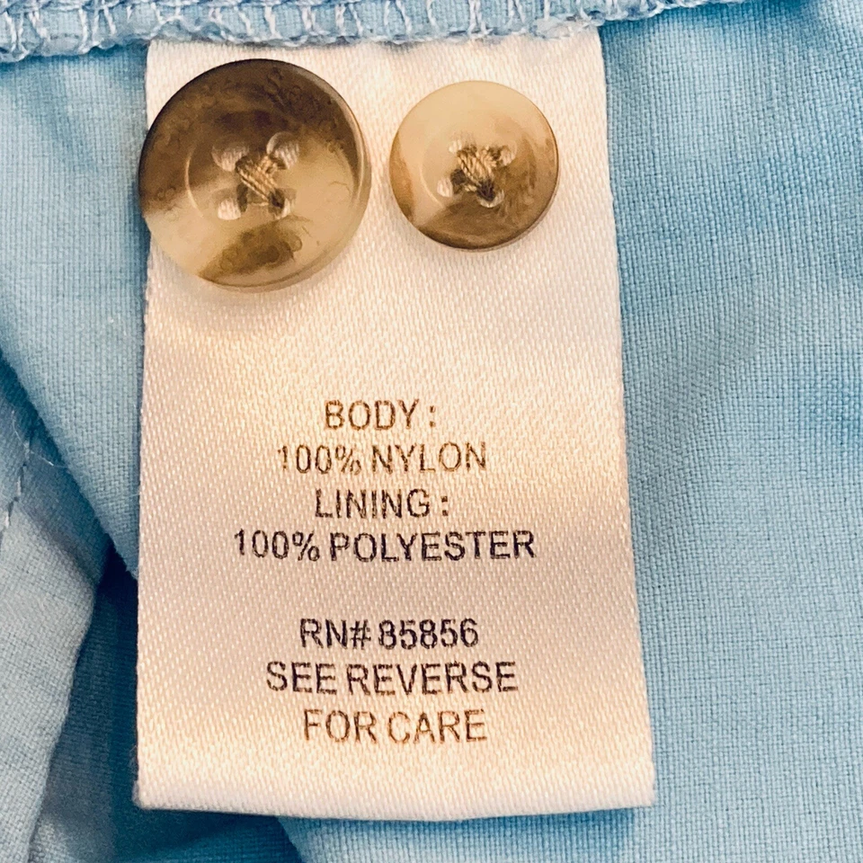 Camisa de pesca azul para hombre Gander Mountain Guide Series talla XL SS nailon ventilada. Foto 3 de 4