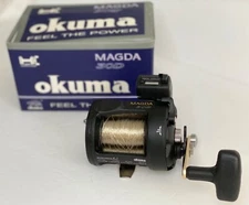 Okuma Magda 30D Star Drag Fishing Reel - Line Counter - 4:1 Gear Ratio