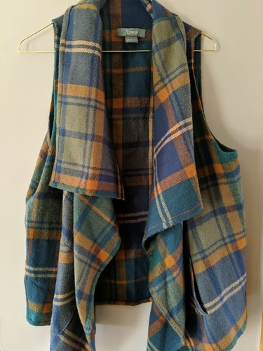 🌿Women's Natural Reflections Plaid Open 