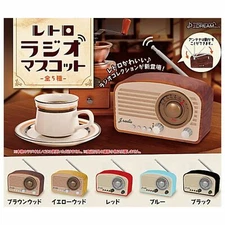 Retro radio mascot J.DREAM Capsule Toy 5 Types Full Comp Set Gacha Mascot New