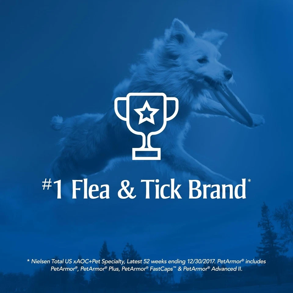 Medicina para el control de pulgas y garrapatas para perros 6 meses para perros XL 89 - 132 libras... Foto 3 de 4