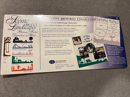 Creative Memories A DAY IN THE PARK Scenic Landscapes 6 Stanzformen Spielplatz 1999 - Bild 1 von 2