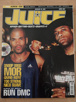 Juice Ausgabe 3 - 2001 Run DMC Snoop Dogg MOR Too Strong Nico Suave