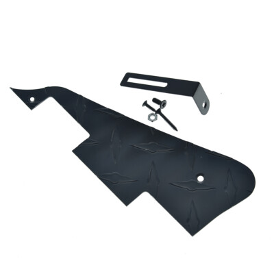 KAISH Diamond Plate LP Pickguard Scratch Plate w/ Bracket Fits Epiphone Les Paul