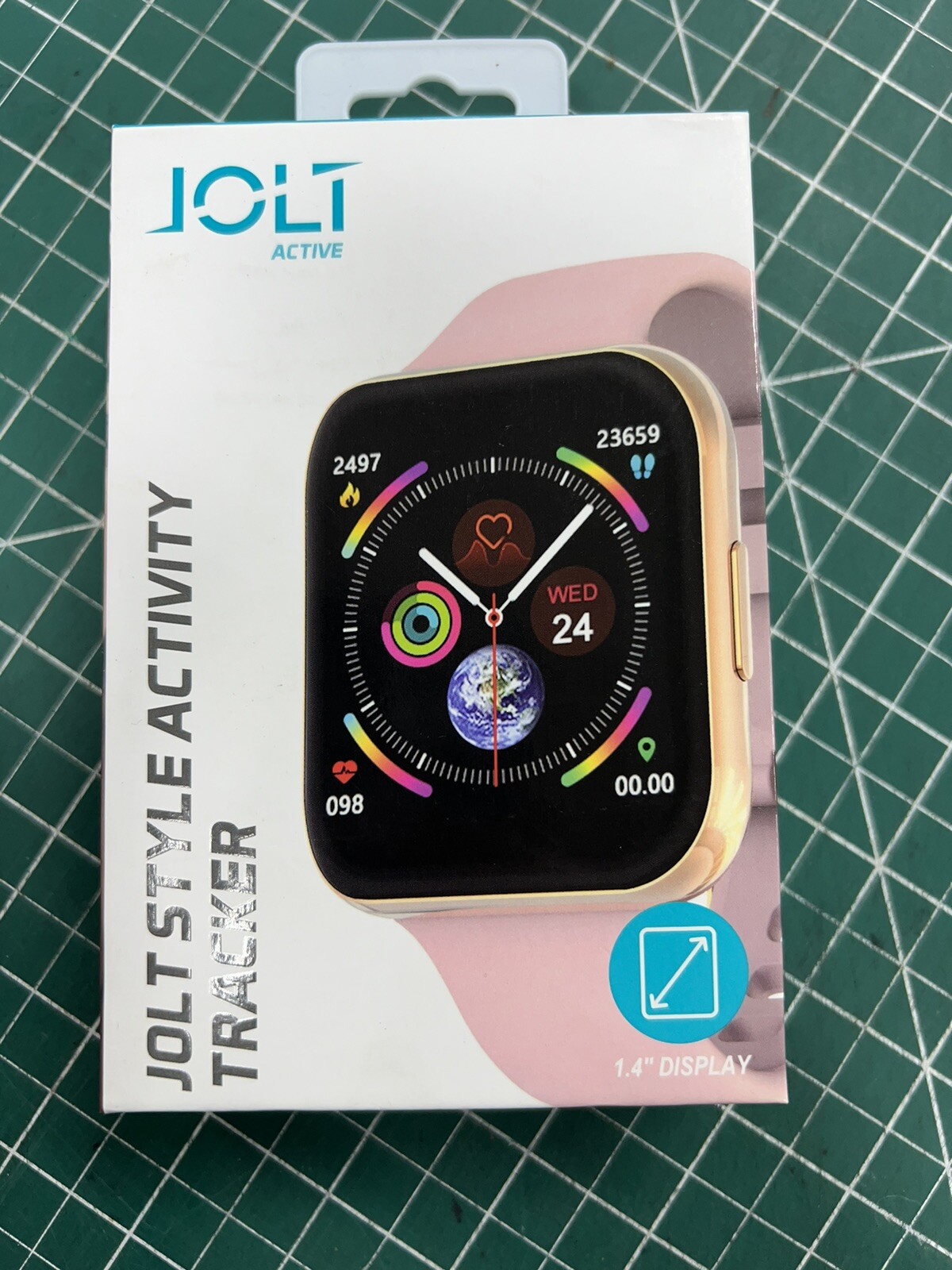 Jolt Style Activity Tracker Smart Watch Heart Rate Step Pink Rose Gold