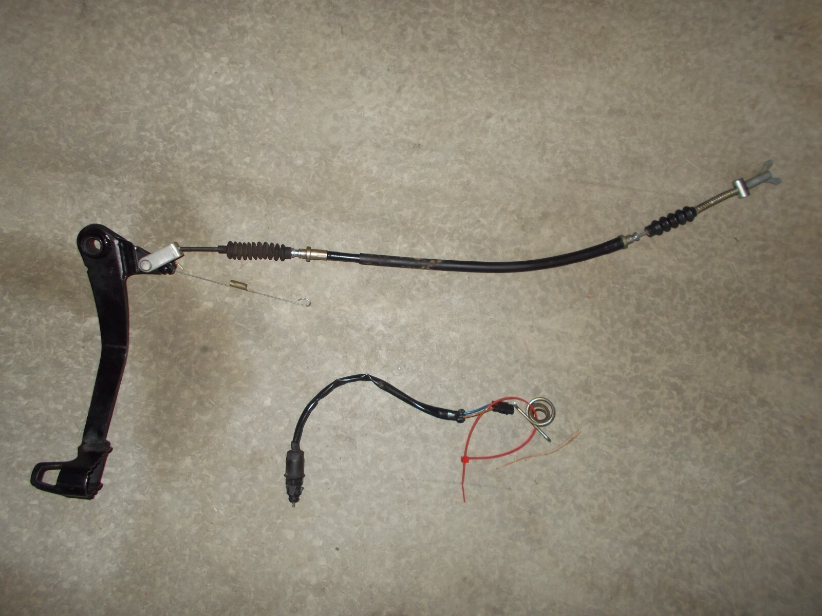 2003 Kawasaki Prairie 650 Rear Foot Brake Pedal Cable Spring Mount