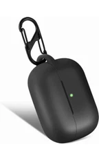 LiZHi Airpods Pro 2nd Generation Case Cover 2022 Soft Silicone Skin Black NEW