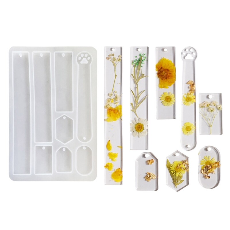 Colorful Silicone Molds for Epoxy Resin Jewelry Making in Various Shapes