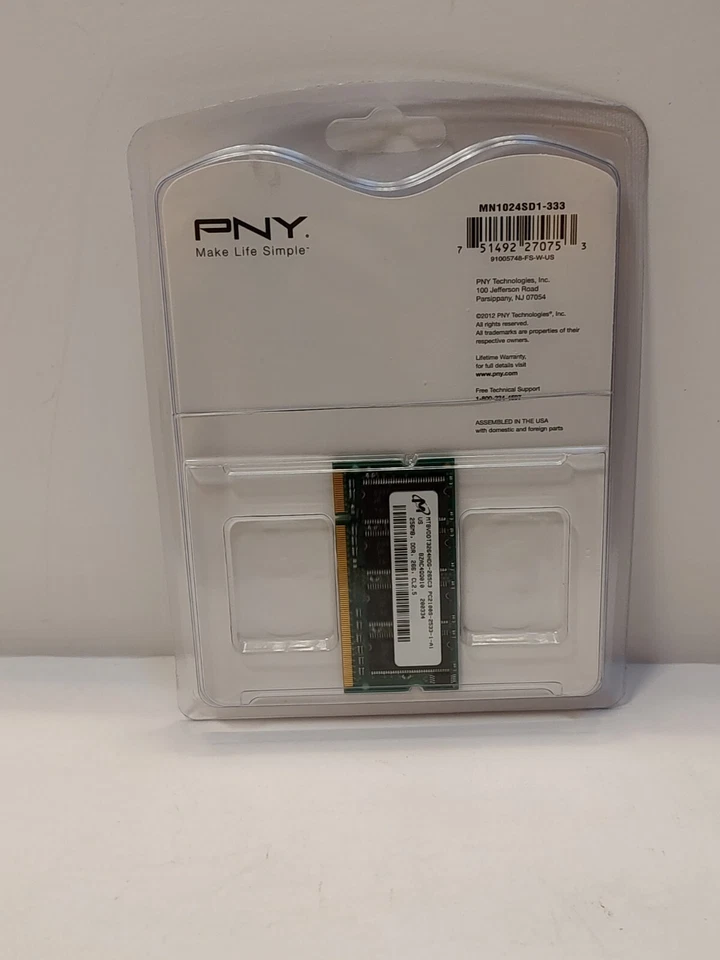 PNY 1 GB PC Memory DDR PC2700 - Image 2 of 4