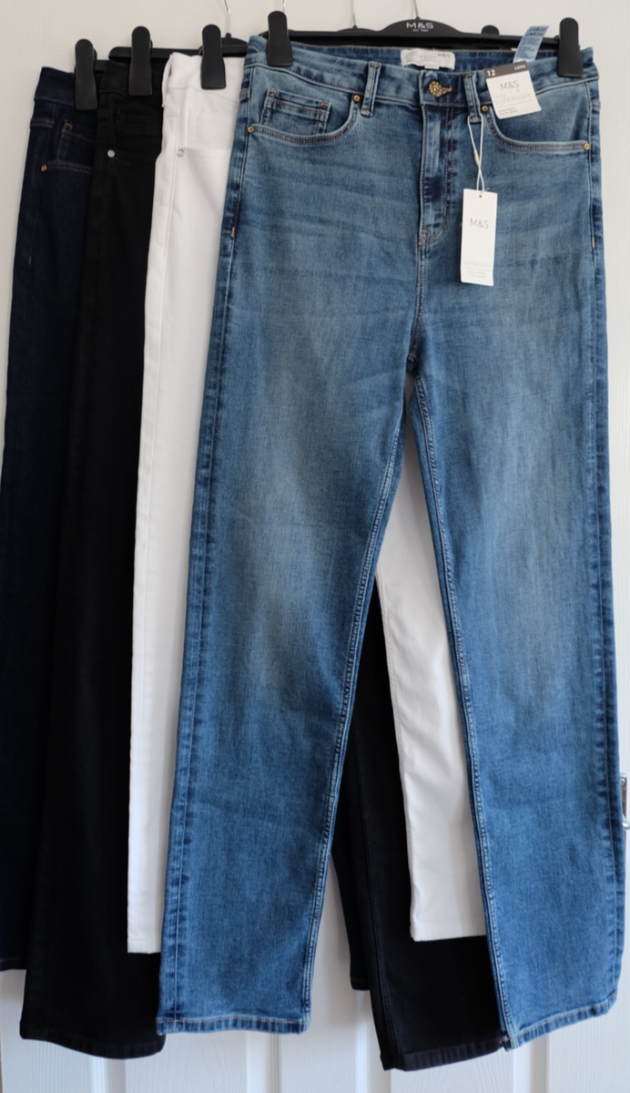 High Waisted M And S Womens Jeans M&S The Sienna SUPERSOFT High