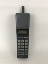 Sony "The Mars Bar" Vintage Mobile Cellular Phone CM-H333 Black 1992