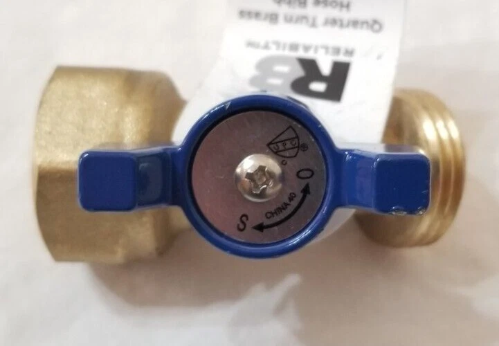 2 Pack Reliabilt Brass Hose Bibb Hose Faucet 3/4" x 3/4" FIP x MHT 102-454RB - Image 3 of 4