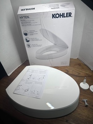 KOHLER 25875-96 Hyten 3'' Height, Elevated Soft Close Elongated Toilet Seat