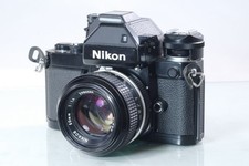 Nikon F2 Photomic S Black  non-Ai NIKKOR 50mm F1.4 Lens   Dust / Meter Untested