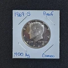 1969-S Kennedy 40% Silver Half Dollar BU/Cameo Proof Lot #26K49 FREE SHIPPING!