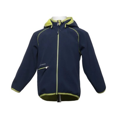 Didriksons 1913, Softshelljacke, Unisex (Kinder), Größe: 110, Blau/Gelb #4Qu
