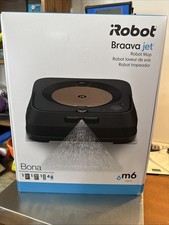 iRobot Braava Jet M6112 Robot Hands Free Mopping, Black, New In Sealed Box