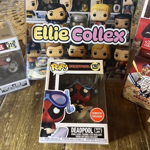 Funko Pop! Marvel Deadpool with Jeff the Shark #1297 Gamestop Exclusive 🦈🦈
