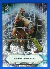 2021 Topps WWE Randy Orton def. Edge #89 WRESTLING CARD WWE Foilboard