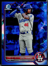 Jose Ramos 2022 Bowman Chrome Sapphire Prospects #BCP-228 Dodgers