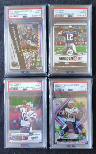 Tom Brady PSA Slab Lot of 4  🔥One Is #ed /249🔥