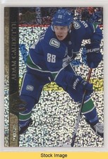 2020-21 Upper Deck Speckled Rainbow Foil Adam Gaudette #425 READ 10v6