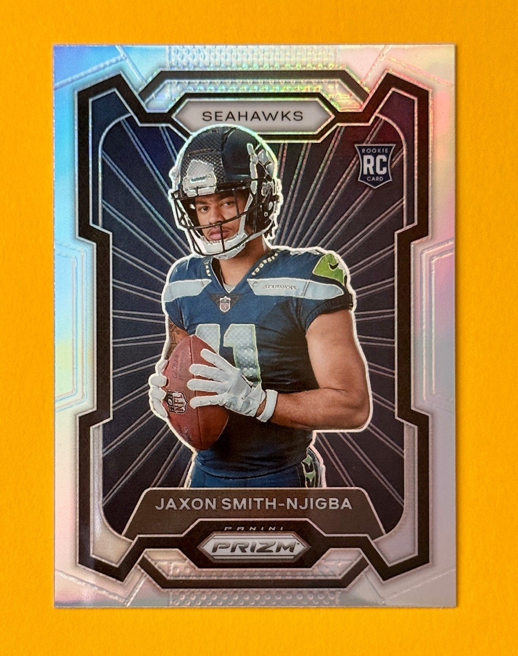 2023 Panini Prizm: Jaxon Smith-Njigba #309 RC Silver Prizm