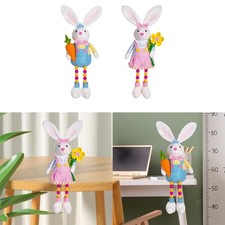 Osterhase Puppe Ornament Ostern Kaninchen Figur für Home Indoor Wohnzimmer