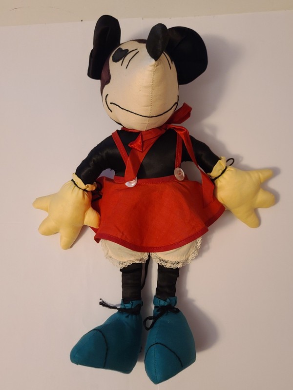 Vintage 1930's Charlotte Clark (?) McCalls Pattern (?) Minnie Mouse Doll 14"