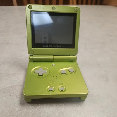 Nintendo Game Boy Advance GBA SP Gameboy green Tested & turns on!