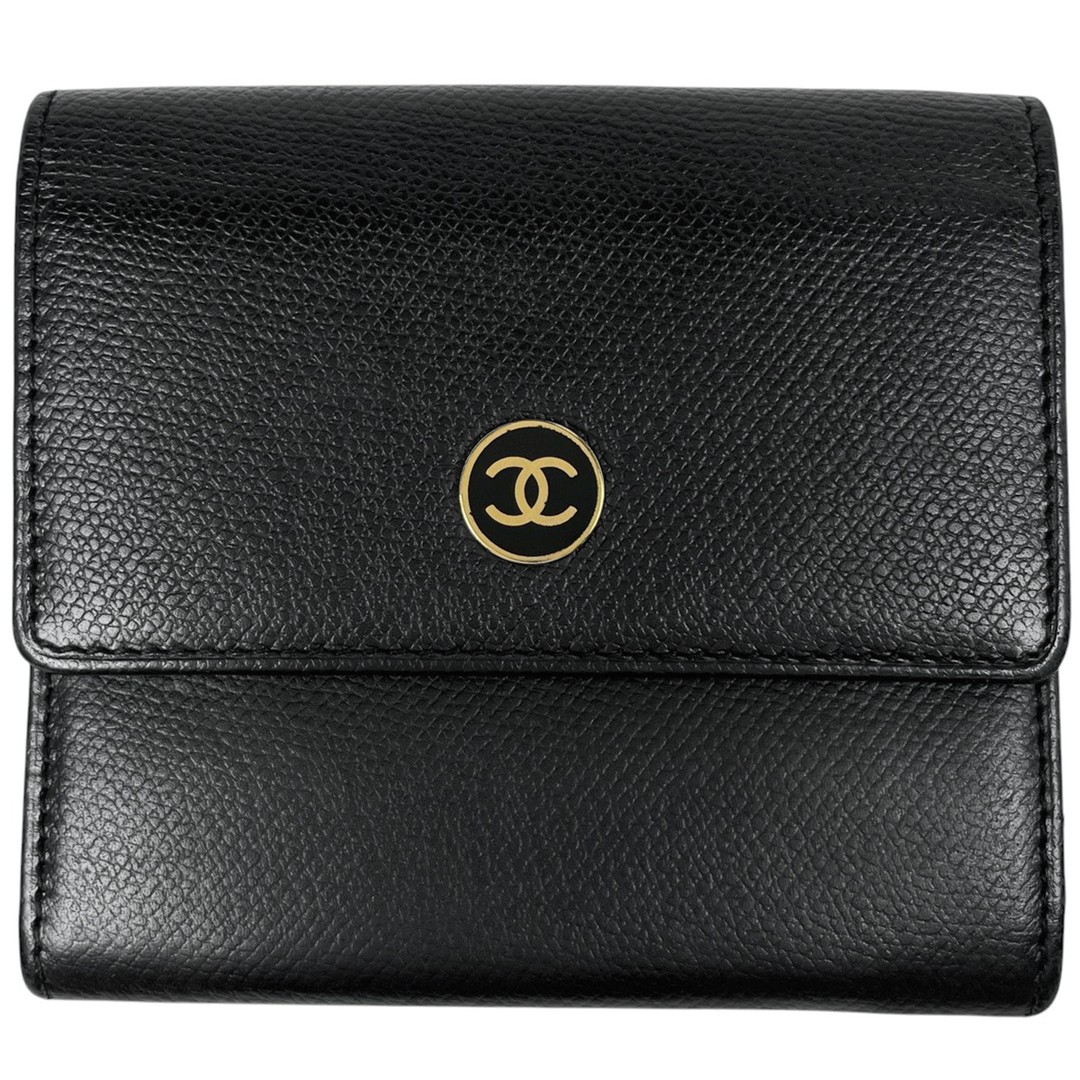Chanel Coco Button Bifold Wallet For Women Used