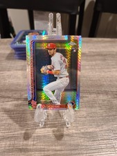2025 Topps Chrome Update Thomas Saggese #USC157 Rookie Debut Prism Refractor