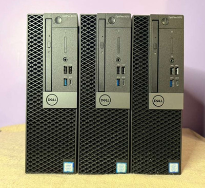 Lot of 3 - Dell OptiPlex 5070 SFF Core i7-9700 9th Gen No RAM No SSD