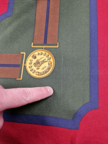 Bufanda vintage Burberry Luxury Y2K logotipo grande seda pura rara Italia - Imagen 7 de 11