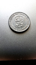 Tschechoslowakei 1962 10 Haleru Löwen Münze 256