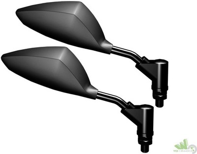 2 KLEINE SPIEGEL YAMAHA TMAX T-MAX 2004 2005 2006 LENKER MATT SPIEGEL *