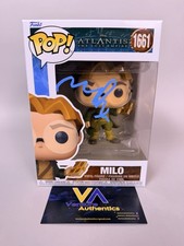 Michael J Fox Signed Milo Atlantis The Lost Empire Disney Funko w/ JSA WITNESS
