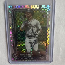 Topps 2024 Adael Amador Rockies X-Fractor Rookie Debut Card #USC143