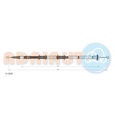 Handbremsseil hinten links für Alfa Romeo Giulietta 940 | 23813780