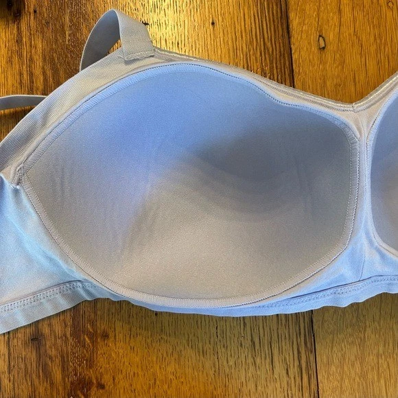 Breezies Lilac Purple Seamless Comfort Side Smoothing Lounge Bra Plus Sz 2X - Image 3 of 4