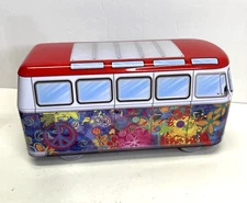 VW Volkswagen Bus Tin Eurographics Puzzles 550 Pieces In Collectible Hippie Van