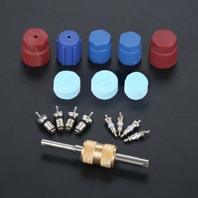 Santech Air Conditioning Cap & Valve Cores Seal Kit für R134a AC Systeme