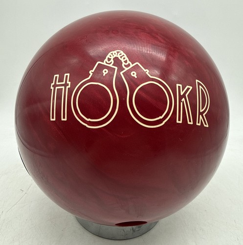 Morich Hookr “Handcuffs” Bowling Ball 14.7lbs Drilled Red